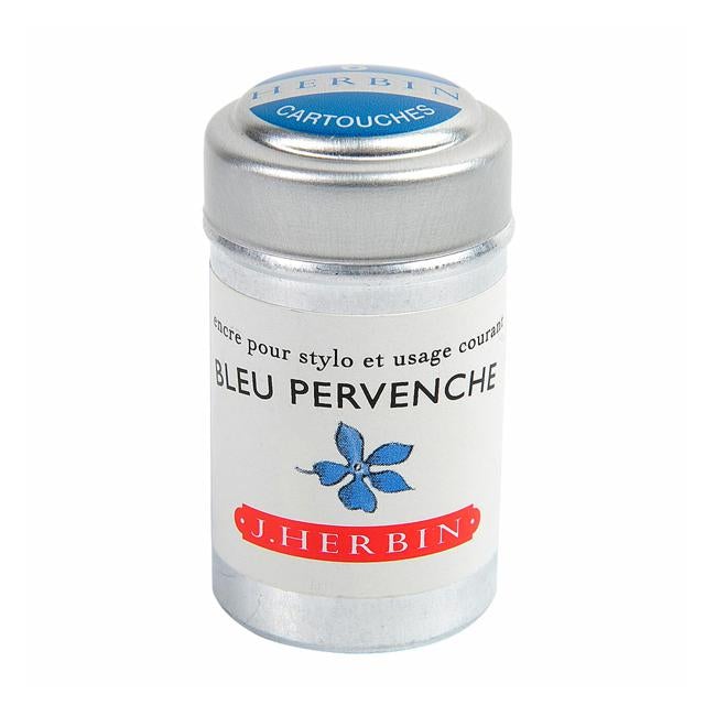 Herbin Writing Ink Cartridge Bleu Pervenche Pack of 6-Officecentre