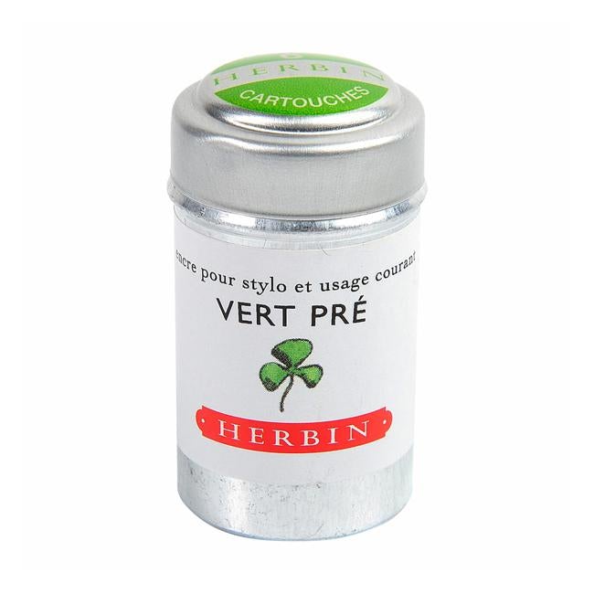 Herbin Writing Ink Cartridge Vert Pre Pack of 6-Officecentre