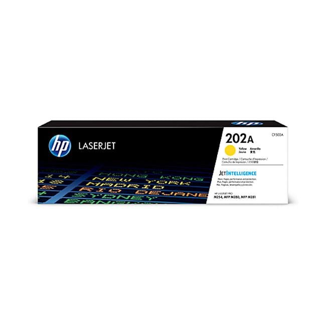 HP #202A Yellow Toner CF502A - Folders