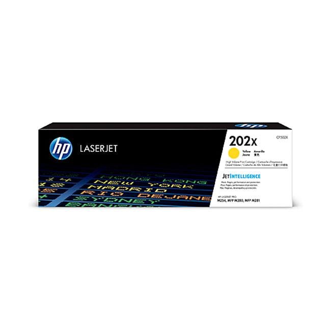 HP #202X Yellow Toner CF502X - Folders