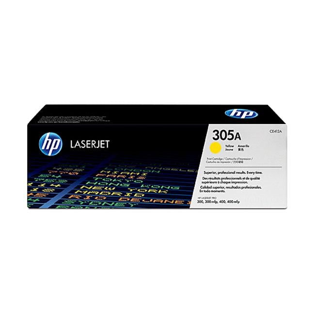 HP #305 Yellow Toner CE412A - Folders