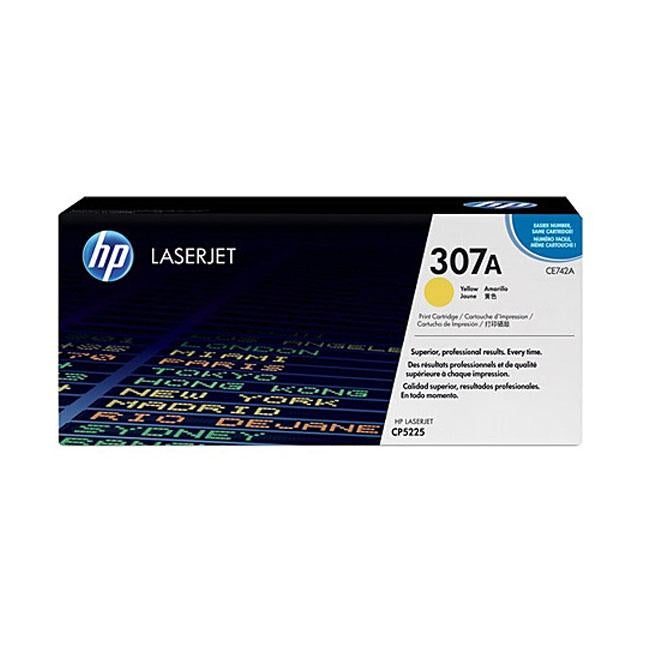 HP #307A Yellow Toner CE742A - Folders