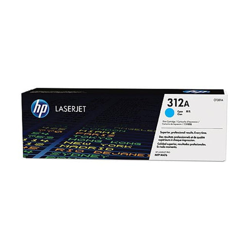 HP #312A Cyan Toner CF381A - Folders