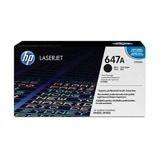 HP #647A Black Toner CE260A - Folders