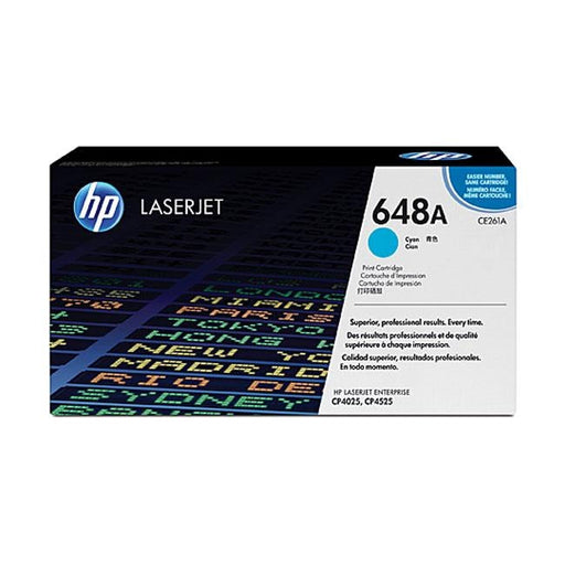 HP #648A Cyan Toner CE261A - Folders