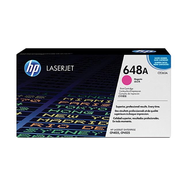 HP #648A Magenta Toner CE263A - Folders