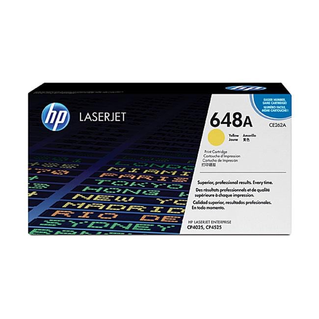 HP #648A Yellow Toner CE262A - Folders