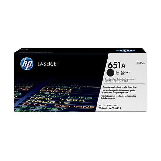 HP #651A Black Toner CE340A - Folders