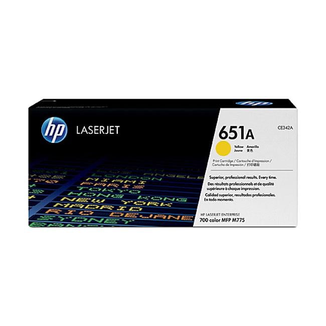 HP #651A Yellow Toner CE342A - Folders