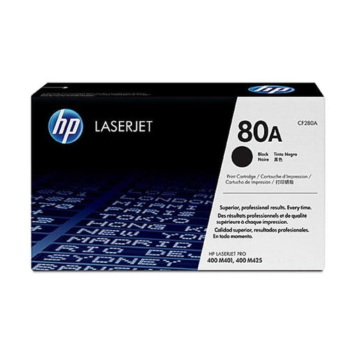 HP #80A Black Toner CF280A - Folders