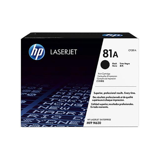 HP #81A Black Toner CF281A - Folders