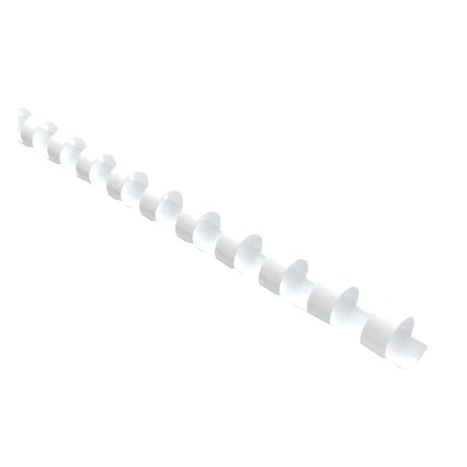 Icon Binding Coil Plastic 20mm White, Pack of 100-Officecentre