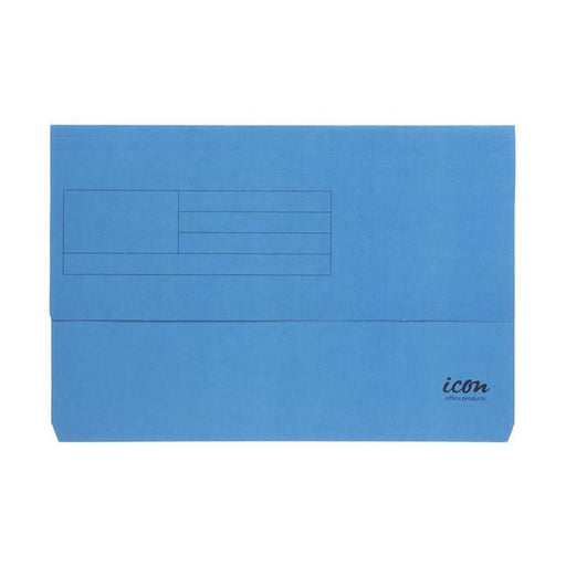 Icon Card Document Wallet FS Blue-Officecentre