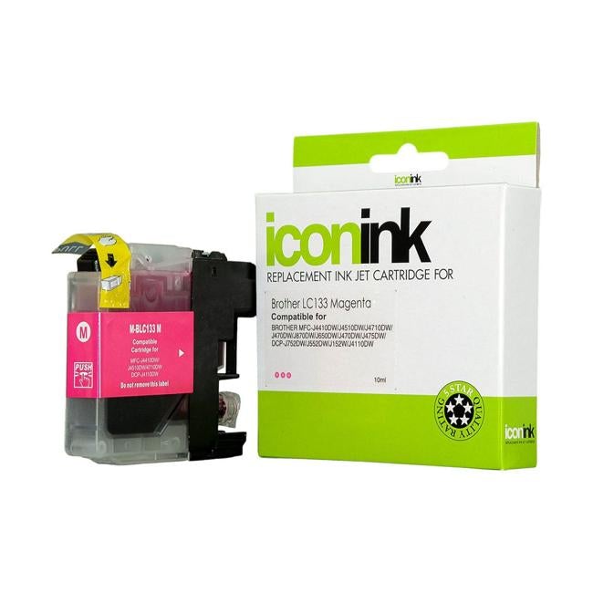 Icon Compatible Brother LC133 Magenta Ink Cartridge-Officecentre