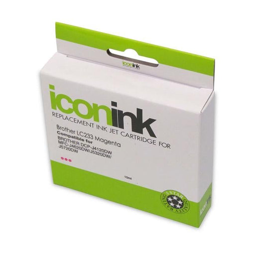 Icon Compatible Brother LC233 Magenta Ink Cartridge-Officecentre