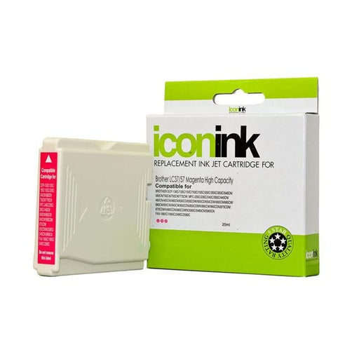 Icon Compatible Brother LC37 LC57 Magenta Ink Cartridge-Officecentre