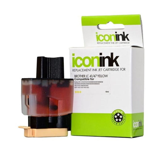 Icon Compatible Brother LC47 Yellow Ink Cartridge-Officecentre