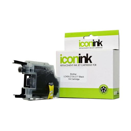 Icon Compatible Brother LC77 LC73 LC40 Black Ink Cartridge-Officecentre
