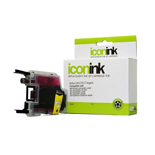 Icon Compatible Brother LC77 LC73 LC40 Magenta Ink Cartridge-Officecentre