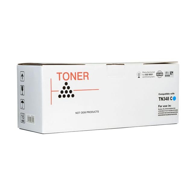 Icon Compatible Brother TN348 Cyan Toner Cartridge-Officecentre