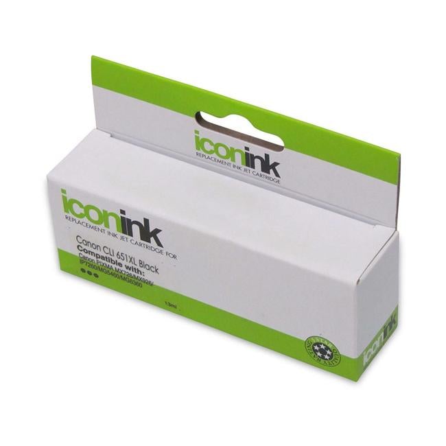 Icon Compatible Canon CLI651XL Black Ink Cartridge-Officecentre