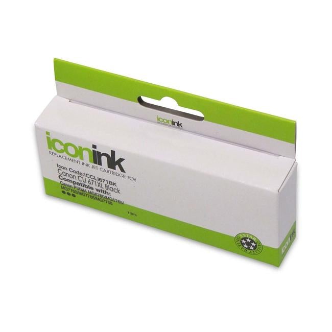 Icon Compatible Canon CLI671XL Black Ink Cartridge-Officecentre