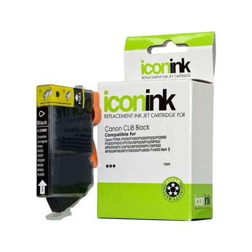 Icon Compatible Canon CLI8 Black Ink Cartridge-Officecentre