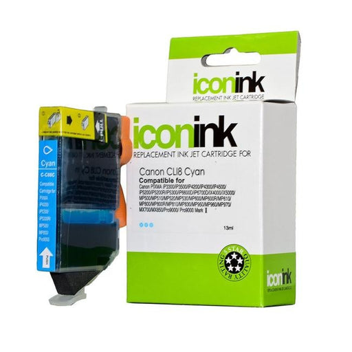 Icon Compatible Canon CLI8 Cyan Ink Cartridge-Officecentre