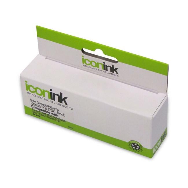 Icon Compatible Canon PGI670XL Black Ink Cartridge-Officecentre