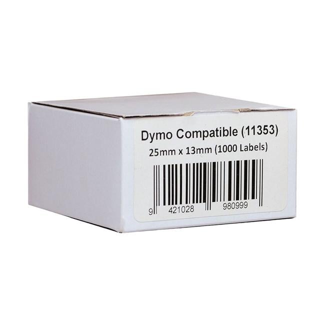 Icon Compatible Dymo LW Labels 25x13mm 1000 Roll-Officecentre