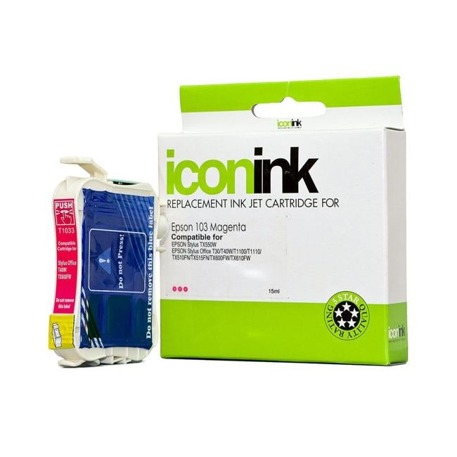 Icon Compatible Epson 103 Magenta Ink Cartridge-Officecentre