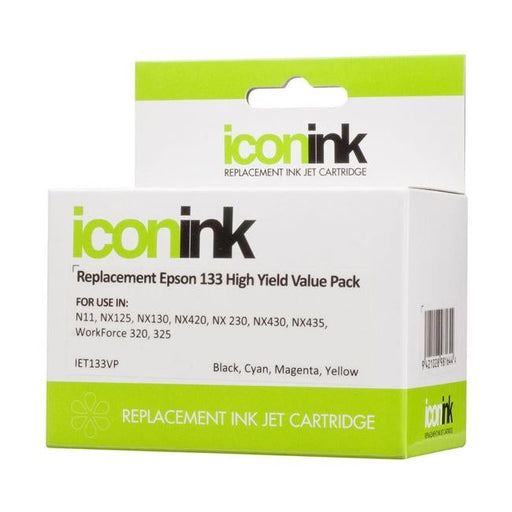 Icon Compatible Epson 133 BCMY Ink Value Pack-Officecentre