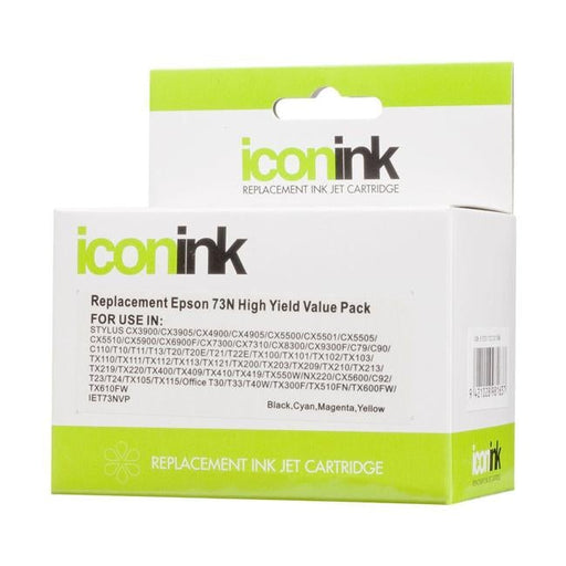 Icon Compatible Epson 73N BCMY Ink Value Pack-Officecentre