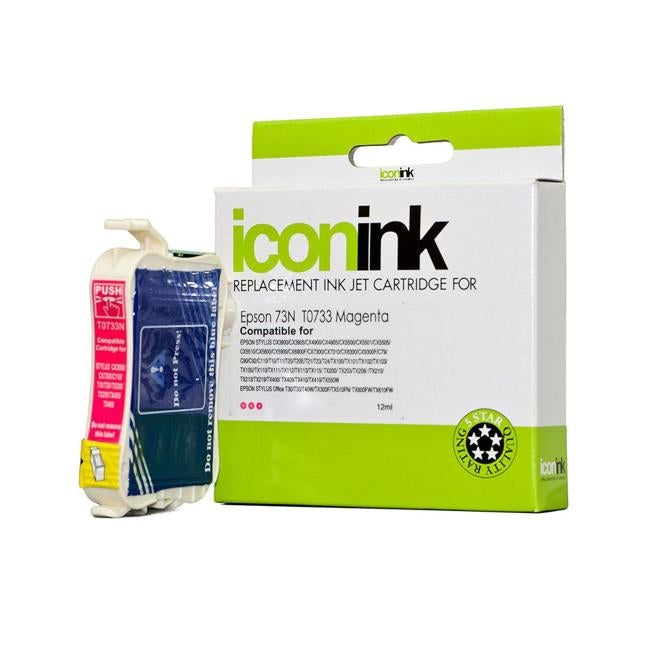 Icon Compatible Epson 73N Magenta Ink Cartridge-Officecentre