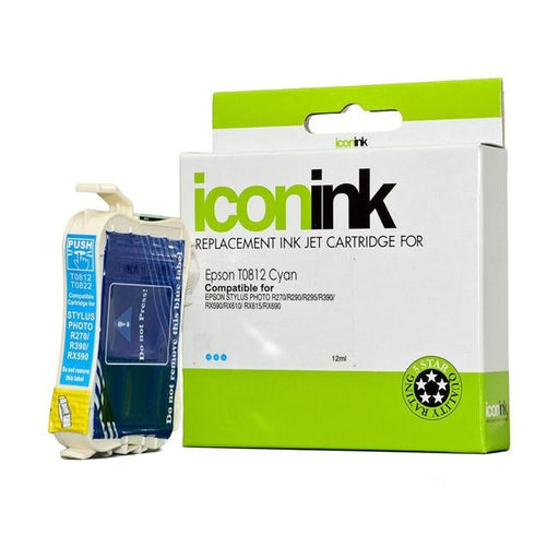 Icon Compatible Epson 81N Cyan Ink Cartridge-Officecentre