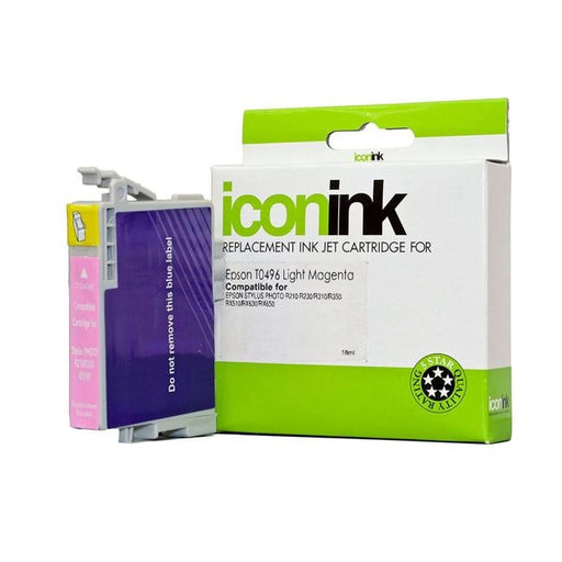 Icon Compatible Epson T0496 Light Magenta Ink Cartridge-Officecentre