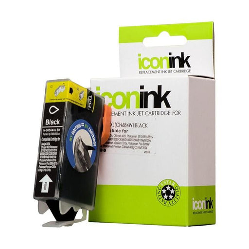 Icon Compatible HP 564 Black XL Ink Cartridge (CN684WA)-Officecentre