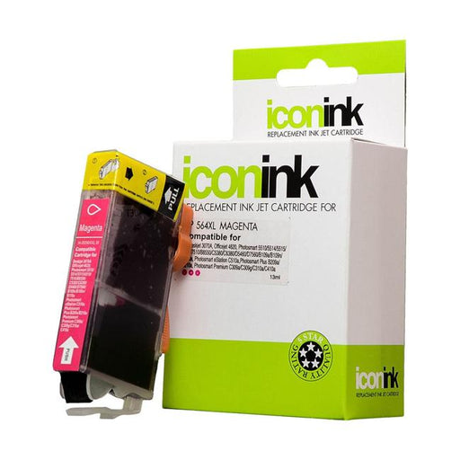 Icon Compatible HP 564 Magenta XL Ink Cartridge (CB324WA)-Officecentre