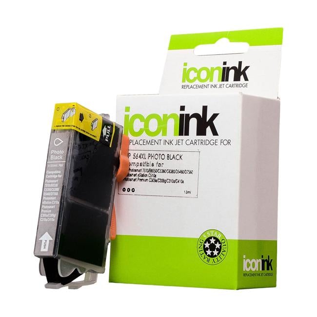 Icon Compatible HP 564 Photo Black XL Ink Cartridge (CB322WA)-Officecentre