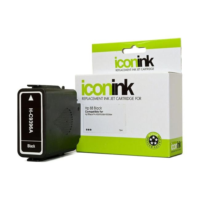 Icon Compatible HP 88 Black High Capacity Ink Cartridge (C9396A)-Officecentre