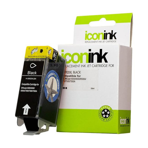 Icon Compatible HP 920 Black XL Ink Cartridge (CD975AA)-Officecentre