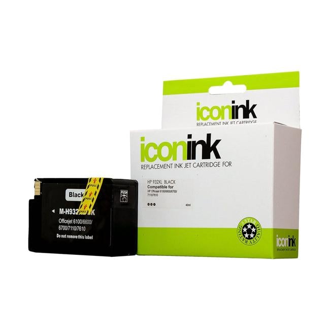 Icon Compatible HP 932 XL Black Ink Cartridge (CN053AA-Officecentre