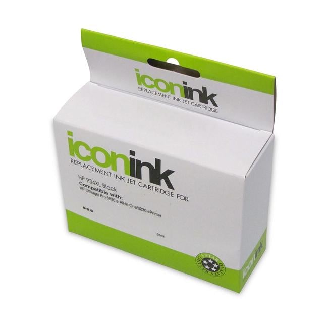Icon Compatible HP 934XL Black Ink Cartridge (C2P23AA)-Officecentre