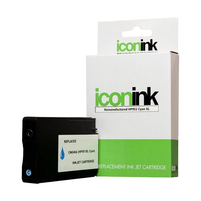 Icon Compatible HP 951 XL Cyan Ink Cartridge (CN046AA)-Officecentre