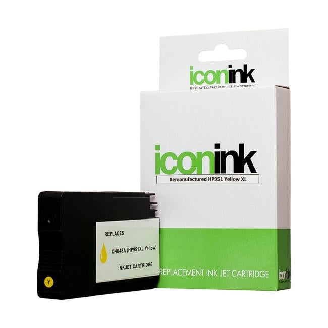 Icon Compatible HP 951 XL Yellow Ink Cartridge (CN048AA)-Officecentre