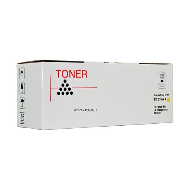 Icon Compatible HP CC532A/ CE412A/ Canon CART318/CART418 Yellow Toner Cartridge-Officecentre