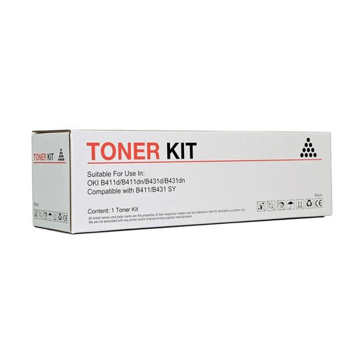 Icon Compatible OKI B411/B431 Black Toner Cartridge (44574703)-Officecentre