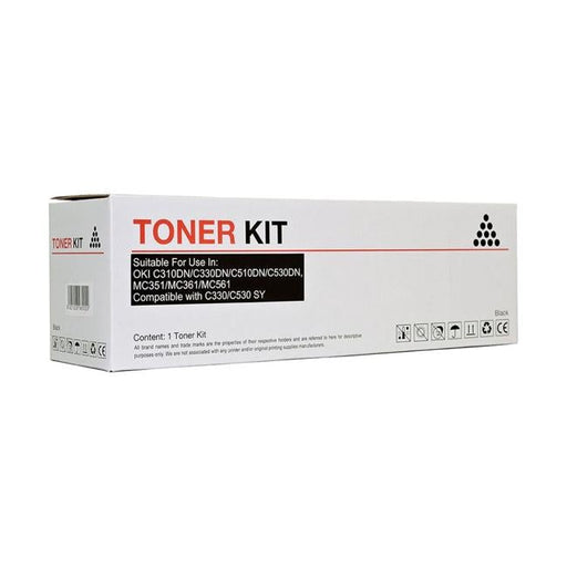 Icon Compatible OKI C310/C330/C510/C530 Black Toner (44469805)-Officecentre