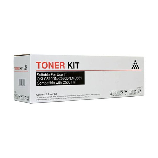 Icon Compatible OKI C510/C530/MC561 Black Toner (44469804)-Officecentre