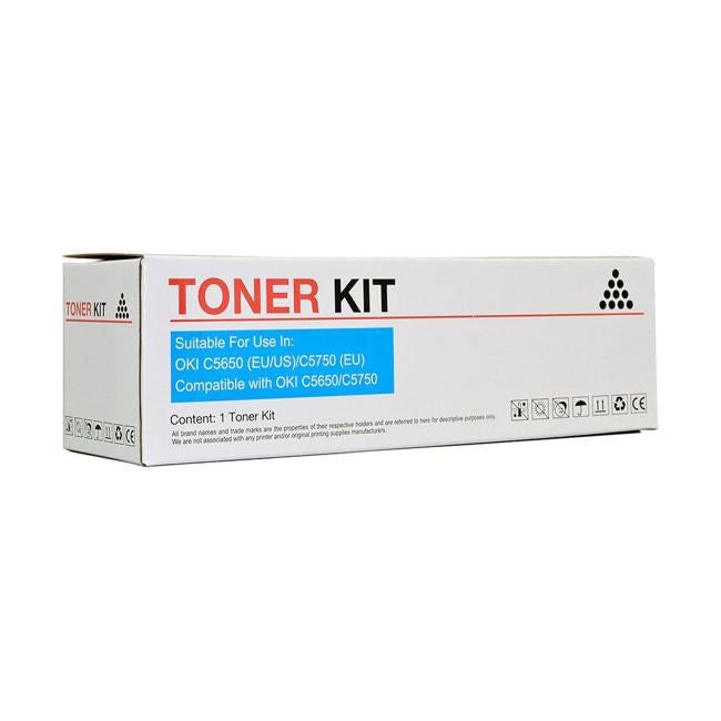 Icon Compatible OKI C5650/C5750 Cyan Toner Cartridge-Officecentre